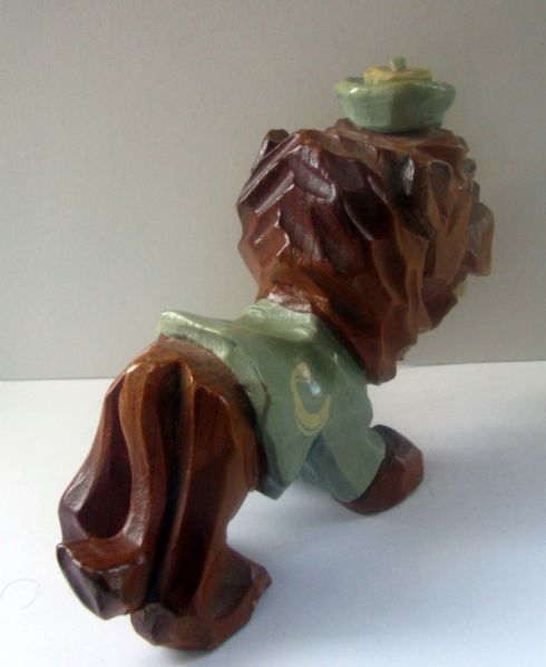 50's COLUMBIA LIONS CARTER-HOFFMAN WOOD CARVED MASCOT STATUE