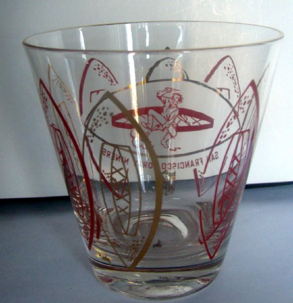 60's SAN FRANCISCO FORTY-NINERS LARGE HEDY TUMBLER