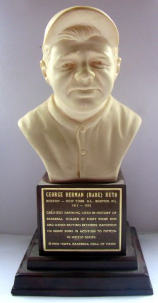 1963 BABE RUTH HALL OF FAME BUST