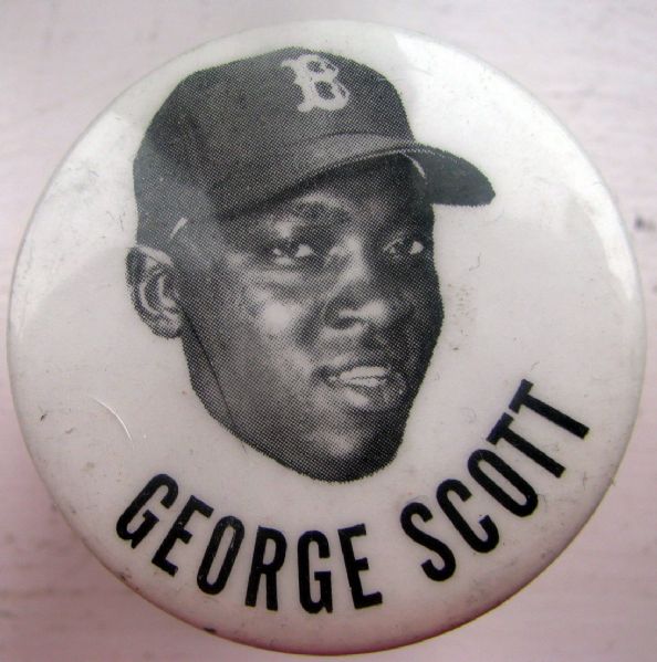 60's GEORGE SCOTT BOSTON RED SOX PIN