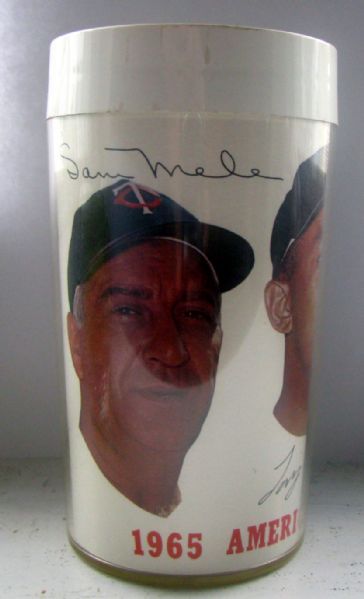 1965 MINNESOTA TWINS AMERICAN LEAGUE CHAMPIONS PLAYERS CUP