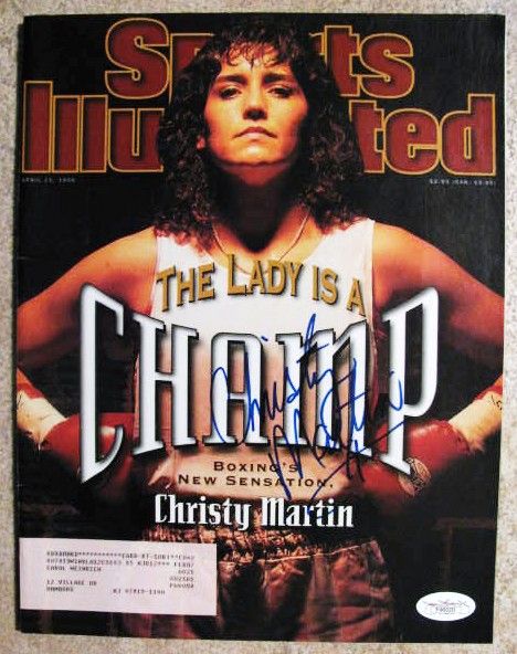 CHRISTY MARTIN SIGNED SPORTS ILLUSTRATED W/ JSA COA