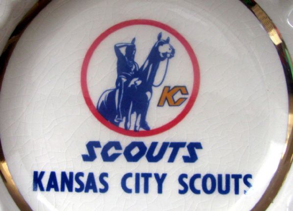 VINTAGE 70's KANSAS CITY SCOUTS ASH TRAY