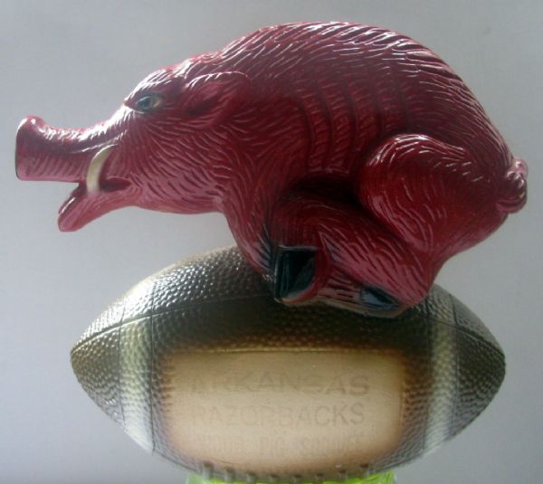 VINTAGE ARKANSAS RAZORBACKS MASCOT PAPERWEIGHT