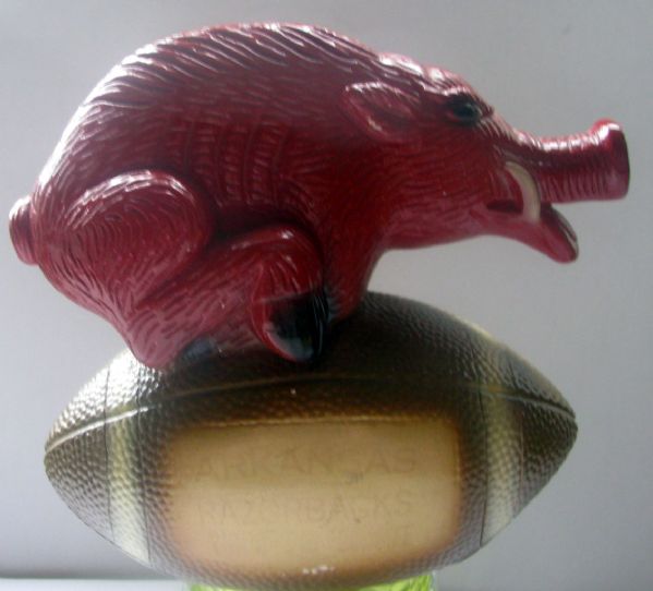 VINTAGE ARKANSAS RAZORBACKS MASCOT PAPERWEIGHT