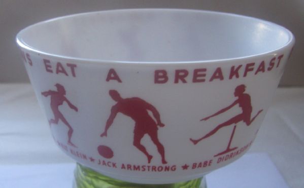 VINTAGE WHEATIES PREMIUM CEREAL BOWL