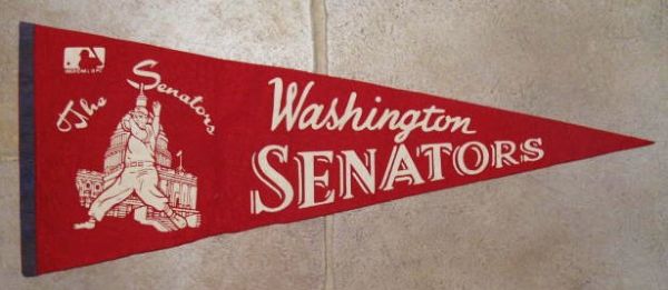 60's WASHINGTON SENATORS PENNANT