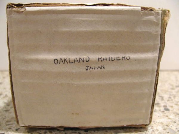 60's OAKLAND RAIDERS 1st SERIES BOBBING HEAD w/BOX