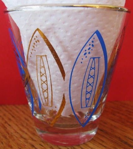 VINTAGE 60's LOS ANGELES RAMS HEDY GLASS 