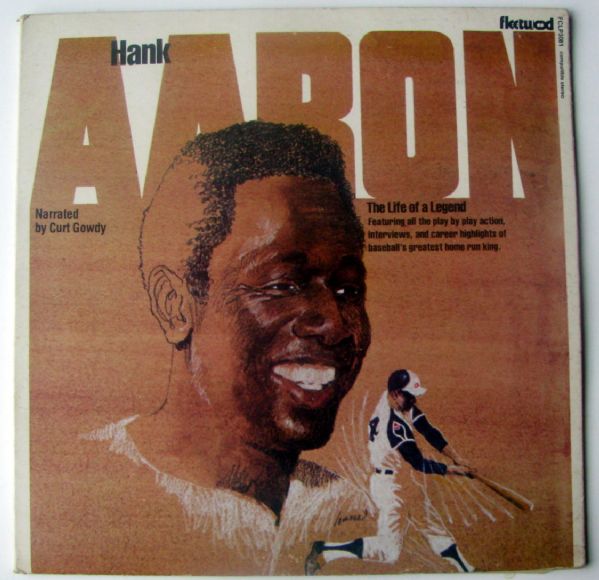 VINTAGE 70's HANK AARON 715 RECORD ALBUM