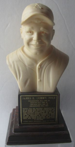 VINTAGE 60's JIMMY FOXX HALL OF FAME BUST