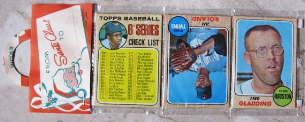 1968 TOPPS HOLIDAY RACK PACK