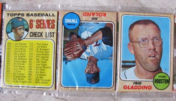1968 TOPPS HOLIDAY RACK PACK