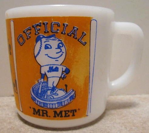 60's MR. MET COFFEE MUG 