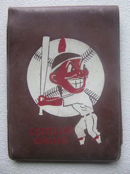 VINTAGE 50's/60's CLEVELAND INDIANS WALLET w/CHIEF WAHOO