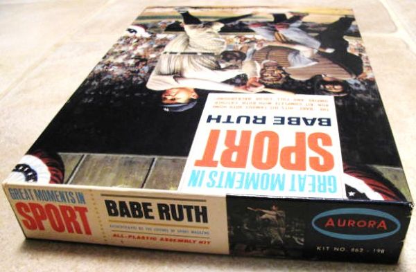 1965 BABE RUTH AURORA MODEL KIT w/BOX