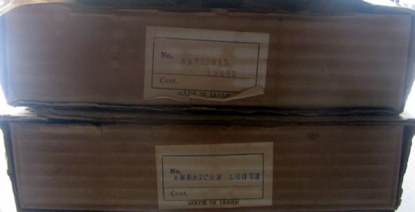 VINTAGE 60's AMERICAN & NATIONAL LEAGUE MINI SET BOXES