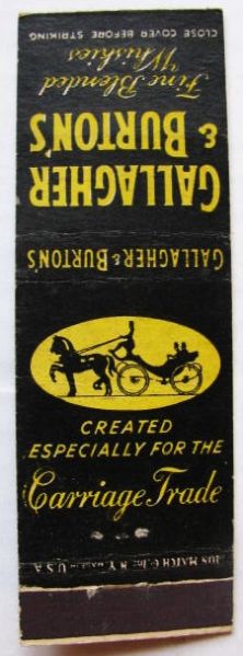 1949 BROOKLYN DODGERS SCHEDULE ADVERTISING MATCHBOOK