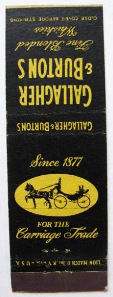 1952 BROOKLYN DODGERS SCHEDULE ADVERTISING MATCHBOOK