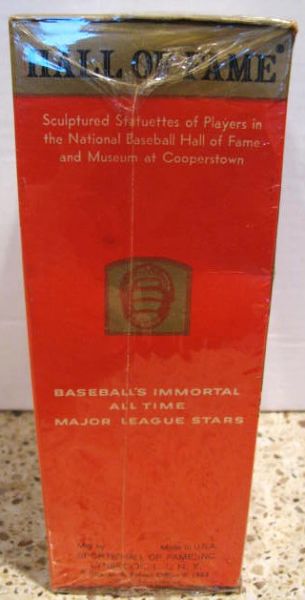 1963 WALTER JOHNSON HALL OF FAME STATUE IN SEALED BOX