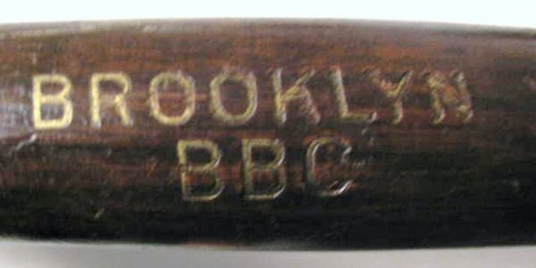 1933 BROOKLYN DODGERS GOLDEN JUBILEE BASEBALL BAT