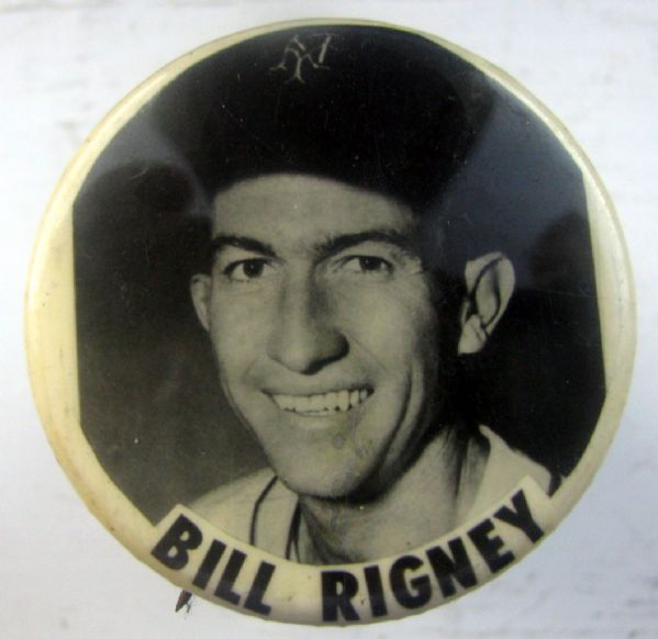 VINTAGE 50's BILL RIGNEY NEW YORK GIANTS PIN