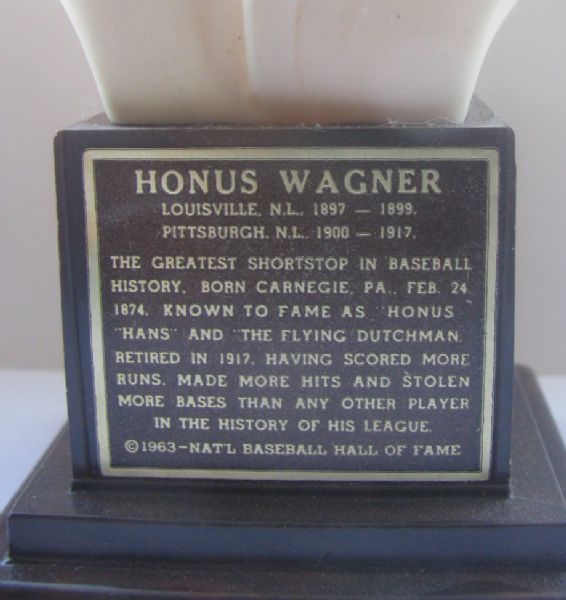 1963 HONUS WAGNER HALL OF FAME BUST