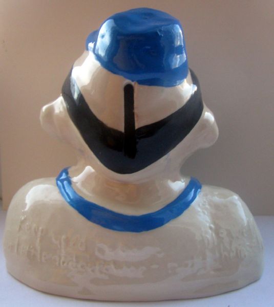 50's BROOKLYN DODGERS MASCOT RAZOR BANK