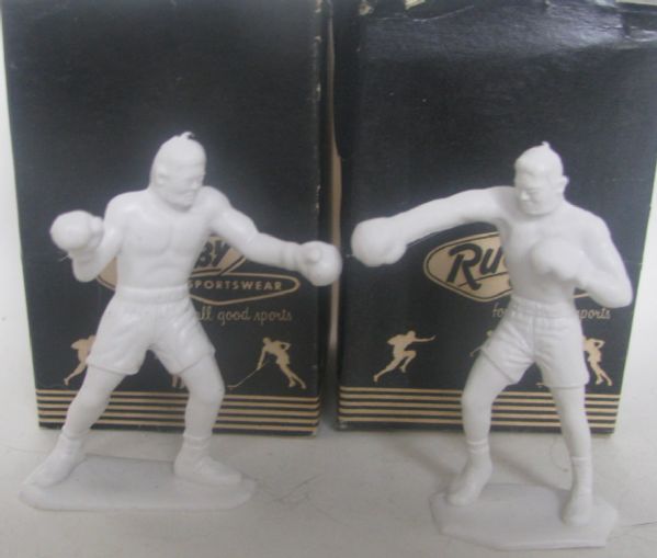 VINTAGE 50's/60's RUGBY SPORTSWEAR PREMIUM SPORTS FIGURINE - BOXING w/BOXES -2