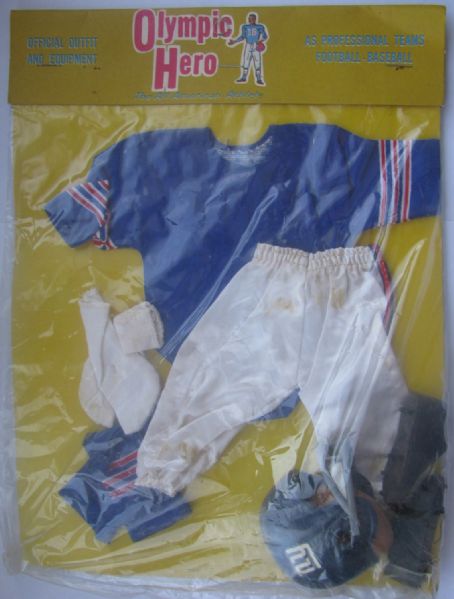 60's NEW YORK GIANTS JOHNNY HERO OUTFIT- SEALED ON CARD