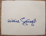 WILLIE STARGELL SIGNED CARD w/JSA