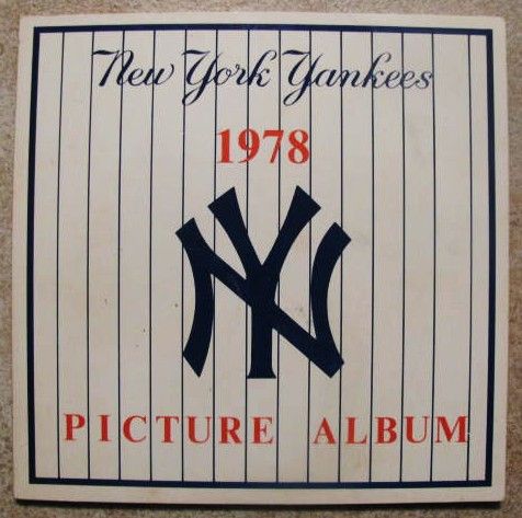 1978 NY YANKEES PHOTO ALBUM w/MUNSON
