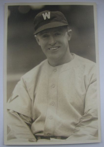 VINTAGE 30's RED KRESS WASHINGTON SENATORS GEORGE BURKE PHOTO CARD