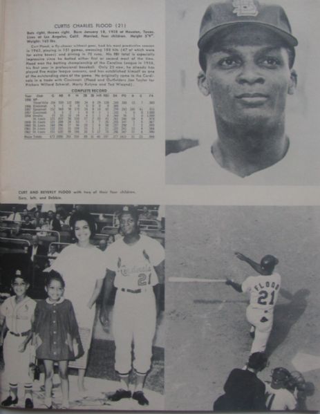 1963 ST. LOUIS CARDINALS YEARBOOK- LAST YEAR STAN MUSIAL