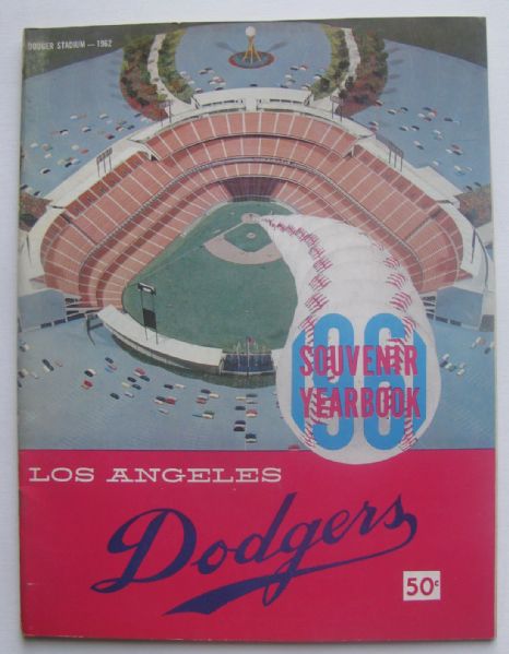 1961 LOS ANGELES DODGERS YEARBOOK