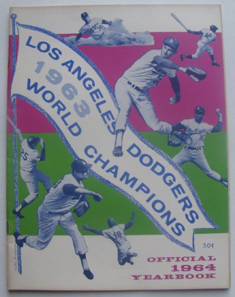 1964 LOS ANGELES DODGERS YEARBOOK