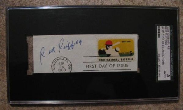 1969 RED RUFFING SIGNED 1ST DAY COVER w/ SGC