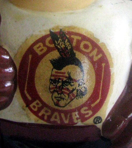 70's BOSTON BRAVES HOCKEY BOBBING HEAD
