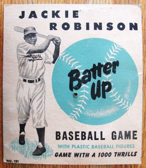 1951 JACKIE ROBINSON's BATTER-UP BASEBALL GAME- RARE!