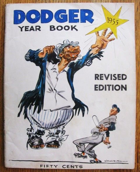 1955 BROOKLYN DODGERS YEARBOOK (REVISED EDITION)