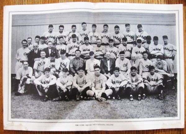 1934 Chicago Cubs Yearbook