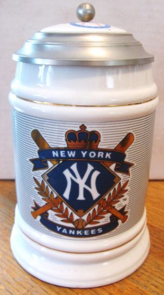 NY YANKEES STEIN & MICKEY MANTLE PLATE