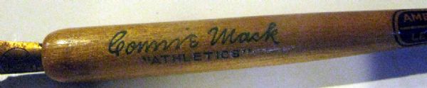 VINTAGE CONNIE MACK BAT SHAPED PEN