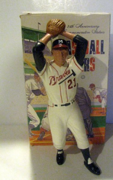 WARREN SPAHN  25th ANNIVERSARY HARTLAND STATUE