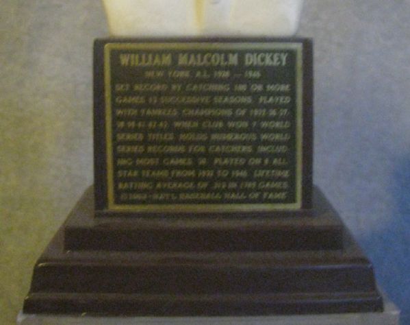 1963 BILL DICKEY HALL OF FAME BUST
