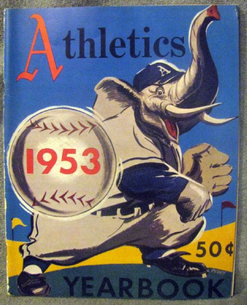 1953 PHILADELPHIA ATHLETICS YEARBOOK