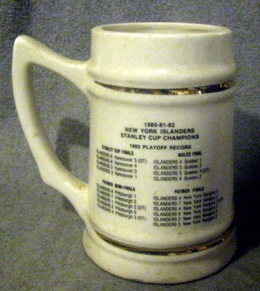 1982 NEW YORK ISLANDERS STANLEY CUP CHAMPIONS MUG