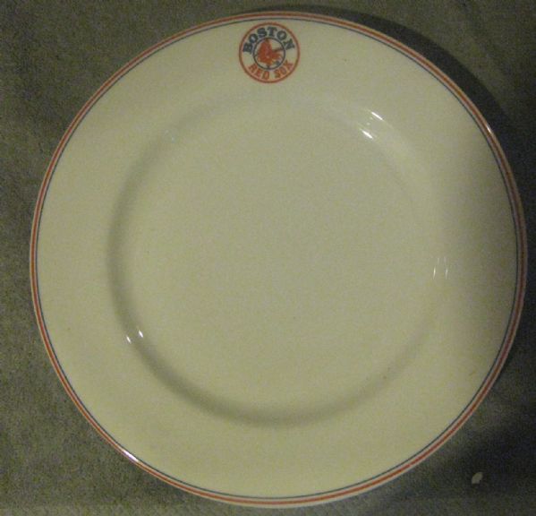 VINTAGE BOSTON RED SOX DINNER PLATE