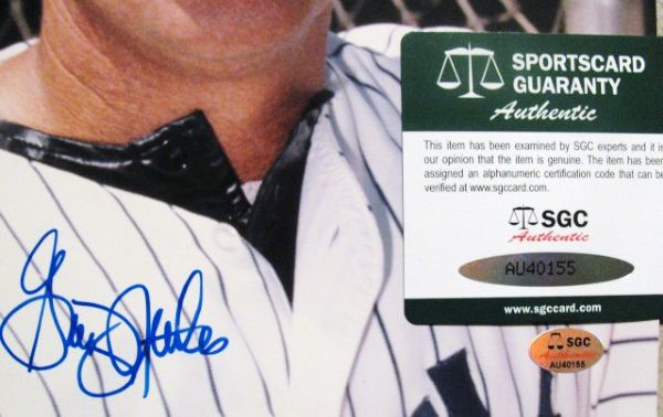 NY YANKEE GREG NETTLES SIGNED PHOTO w/SGC COA