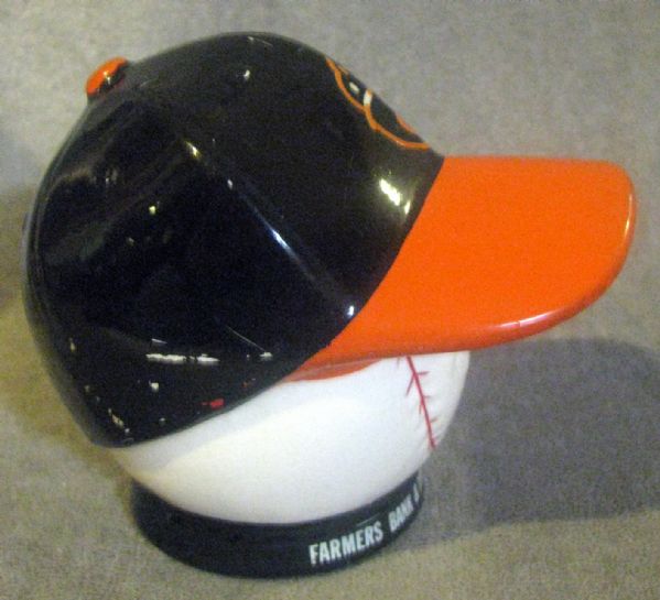 60's BALTIMORE ORIOLES HAT BANK